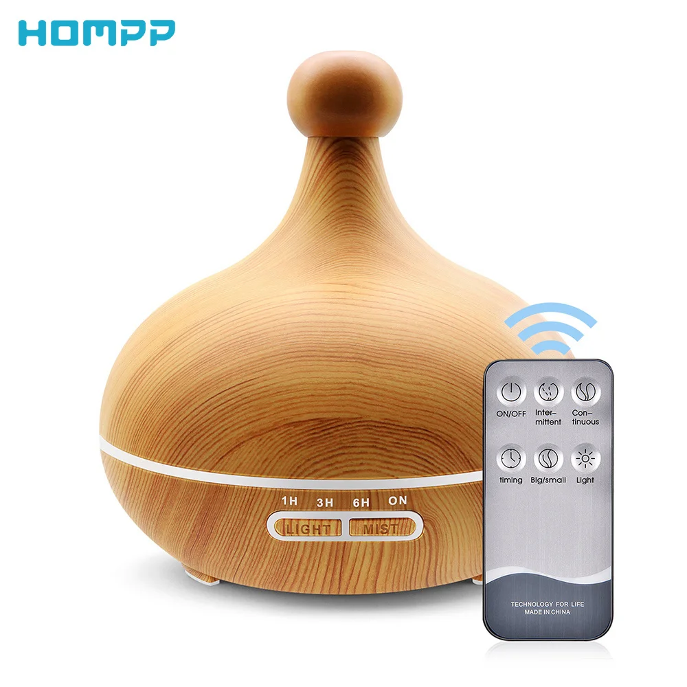 Remote Control Aroma Diffuser Essentia Oil Fragrances Ultrasonic Humidifier Wood Grain Timing 7Color Changing Lights for Bedroom
Remote Control Aroma Diffuser Essentia Oil Fragrances Ultrasonic Humidifier Wood Grain Timing 7Color Changing Lights for Bedroom