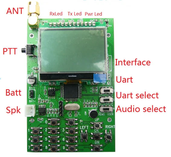 FRS-DEMO-D Wireless Walkie-talkie Module Wireless Transceiver Development Board
FRS-DEMO-D Wireless Walkie-talkie Module Wireless Transceiver Development Board