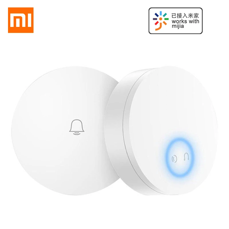 Xiaomi Mijia Self-power-generating Wireless Doorbell Wifi VersionAPP Smart Control Memory Function Linptech Doorbell For Office
Xiaomi Mijia Self-power-generating Wireless Doorbell Wifi VersionAPP Smart Control Memory Function Linptech Doorbell For Office