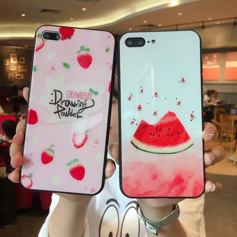 Fruit glass dustproof and shatterproof phone case forApple 6 6s plus 7 8 7plus 8plus x XR XS Max 11 11pro Max
Fruit glass dustproof and shatterproof phone case forApple 6 6s plus 7 8 7plus 8plus x XR XS Max 11 11pro Max