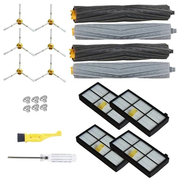 Accessories Kits Replacement for iRobot Roomba 800 900 Series 870 880 890 960 980 Vacuum Cleaner Side Brush Filter Debris Extrac
Accessories Kits Replacement for iRobot Roomba 800 900 Series 870 880 890 960 980 Vacuum Cleaner Side Brush Filter Debris Extrac