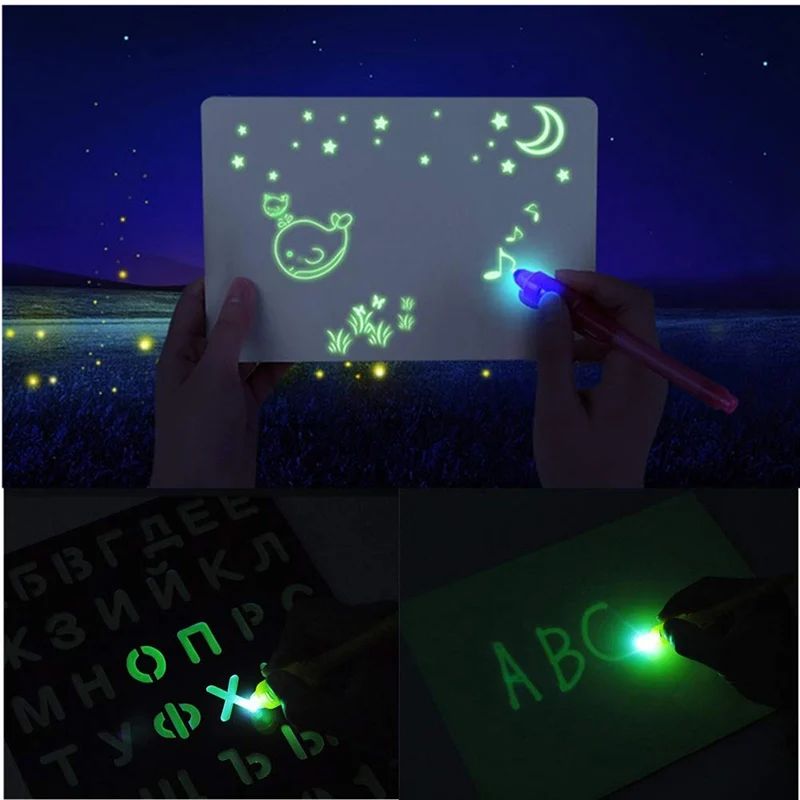 Sketchpad Draw With Light Glow In Dark Children Kids Paint Toy Luminous Drawing Board Sketchpad Set Gift
Sketchpad Draw With Light Glow In Dark Children Kids Paint Toy Luminous Drawing Board Sketchpad Set Gift