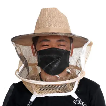 Anti Bee Face Cover Hat Beekeeping Flies Insects Net Mesh Protector Cowboy Cap Durable Mesh Design Comfortable Cowboy Hat Cotton
Anti Bee Face Cover Hat Beekeeping Flies Insects Net Mesh Protector Cowboy Cap Durable Mesh Design Comfortable Cowboy Hat Cotton