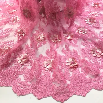 Pink 3D Lace Fabric With Beads And Stones High Quality African Tulle Lace Fabric 2020 Guipure Nigerian Lace Fabrics M26081 
Pink 3D Lace Fabric With Beads And Stones High Quality African Tulle Lace Fabric 2020 Guipure Nigerian Lace Fabrics M26081
