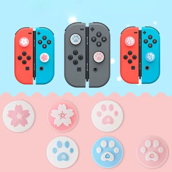 4PC 2020 New Silicone Cute Thumb Stick Grip for Nitendo Swith Joy Con JoyCon Joystick Animal Crossing Cap Cover Gaming Accessory
4PC 2020 New Silicone Cute Thumb Stick Grip for Nitendo Swith Joy Con JoyCon Joystick Animal Crossing Cap Cover Gaming Accessory