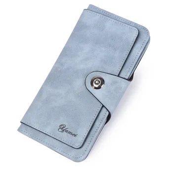 2020 Summer Fashion Womens Wallets and Purses Buckle Tri-fold Clutch Bag Simple Large-capacity Multi-card Ladies Purse Carteras
2020 Summer Fashion Womens Wallets and Purses Buckle Tri-fold Clutch Bag Simple Large-capacity Multi-card Ladies Purse Carteras