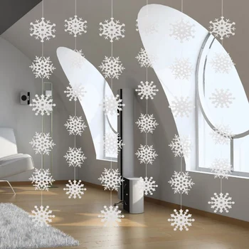 3D Christmas Snowflake String Charm Hanging Flag Snowflake Decoration Home Decor Christmas Tree Charm Shop Arrangement Christmas
3D Christmas Snowflake String Charm Hanging Flag Snowflake Decoration Home Decor Christmas Tree Charm Shop Arrangement Christmas