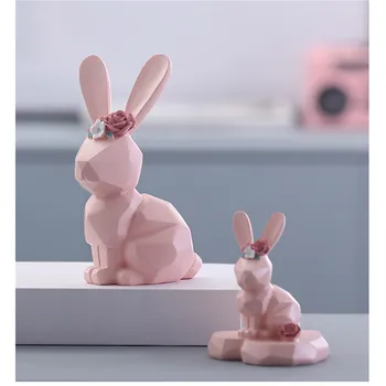 Cute Modern Abstract Fortune Rabbit Statue Resin Ornament Home Decoration Accessories Pink Resin Fortune Rabbit Sculpture R2453
Cute Modern Abstract Fortune Rabbit Statue Resin Ornament Home Decoration Accessories Pink Resin Fortune Rabbit Sculpture R2453