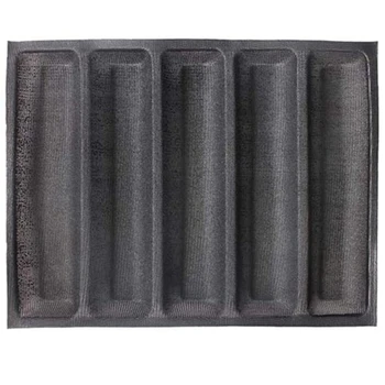 Silicone Perforated Baking Forms Sandwich Mold French Baguette Bread Pan Dog Food Mat 5 Loaf Non-Stick Baking Liners
Silicone Perforated Baking Forms Sandwich Mold French Baguette Bread Pan Dog Food Mat 5 Loaf Non-Stick Baking Liners
