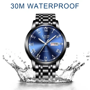 Relojes Hombre 2020 LIGE Mens Watches Top Brand Luxury Fashion Quartz Gold Watch Men All Steel Waterproof Date Week Dial Clock
Relojes Hombre 2020 LIGE Mens Watches Top Brand Luxury Fashion Quartz Gold Watch Men All Steel Waterproof Date Week Dial Clock