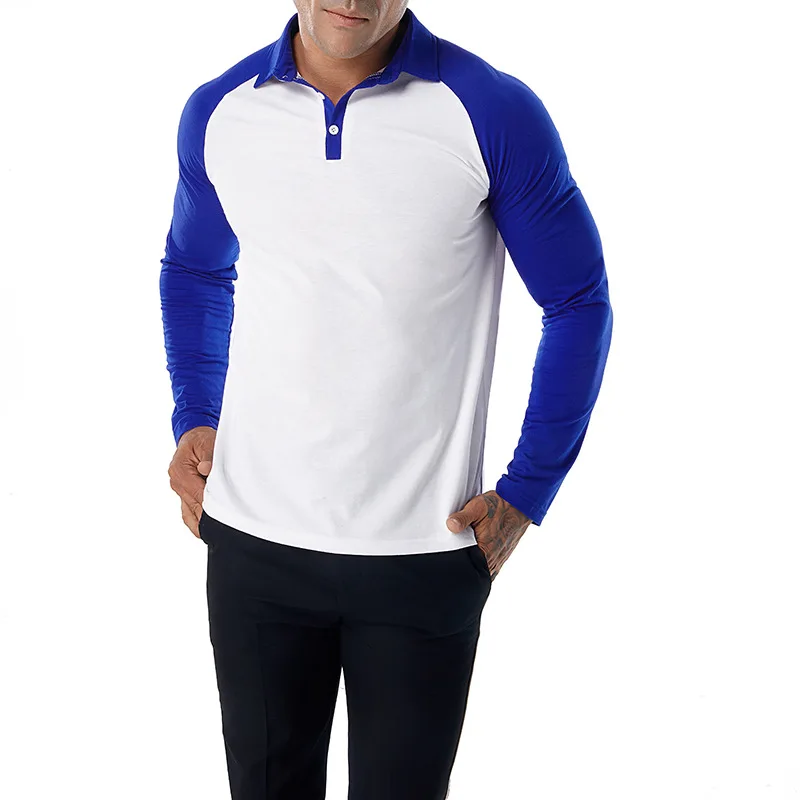 Special AliExpress Supply of Goods Autumn And Winter Double Color Joint Raglan Sleeve Design Fold-down Collar MEN'S Long Sleeve 
Special AliExpress Supply of Goods Autumn And Winter Double Color Joint Raglan Sleeve Design Fold-down Collar MEN'S Long Sleeve