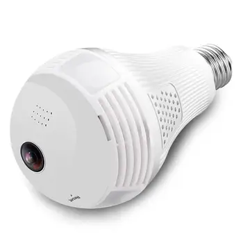 E27 Bulb WIFI Camera Wireless Home Monitor 360 Degree Panorama High Definition Remote Control Camera
E27 Bulb WIFI Camera Wireless Home Monitor 360 Degree Panorama High Definition Remote Control Camera