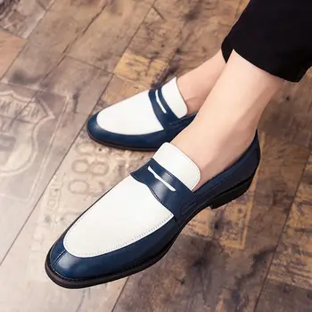 Newest Luxury Handmade Patchwork Plus Size Men Leather Shoes Business Social Leather Shoes Men Formal Party Dress Shoes Loafers
Newest Luxury Handmade Patchwork Plus Size Men Leather Shoes Business Social Leather Shoes Men Formal Party Dress Shoes Loafers
