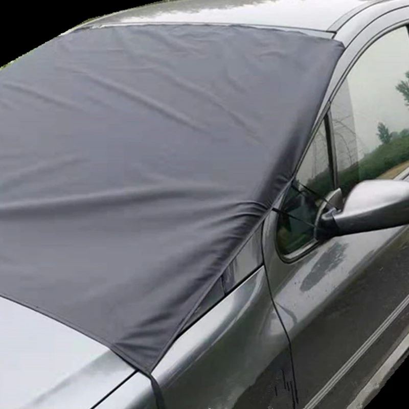 New Non-magnetic Car Snow Block Polyester Taffeta Winter Snow Anti-freeze Front Gear Cover For Car Auto Exterior Accessories
New Non-magnetic Car Snow Block Polyester Taffeta Winter Snow Anti-freeze Front Gear Cover For Car Auto Exterior Accessories