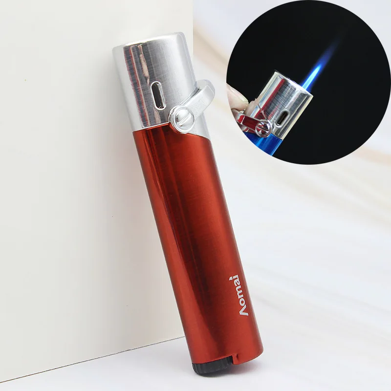 Windproof Long Strip Jet Fire Lighter Butane Cigar Metal Torch Turbo Pipe Creative Compact Lighter Inflatable Cigarette No Gas
Windproof Long Strip Jet Fire Lighter Butane Cigar Metal Torch Turbo Pipe Creative Compact Lighter Inflatable Cigarette No Gas