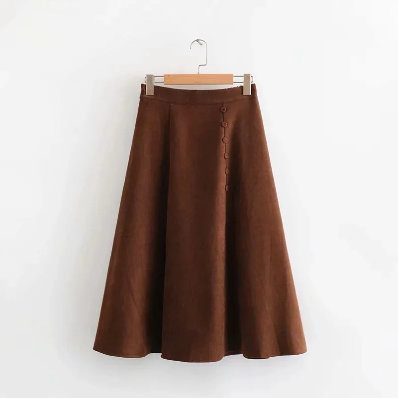 Dn-7429 Women's Dress New Products Versitile Fashion Corduroy A- line Skirt Skirt
Dn-7429 Women's Dress New Products Versitile Fashion Corduroy A- line Skirt Skirt