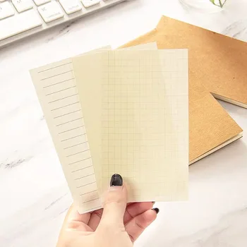 50 Sheets Mini Cowhide Paper Sketchbook Traveler's Notebook Journals Monthly Daily Planner Blank Grid Word Book Tearable Notepad
50 Sheets Mini Cowhide Paper Sketchbook Traveler's Notebook Journals Monthly Daily Planner Blank Grid Word Book Tearable Notepad