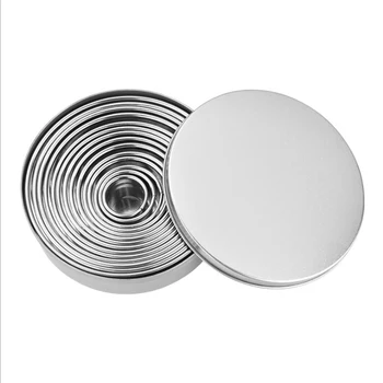 Round Biscuit Mold Practical Biscuit Cutting Machine 14 Pieces/batch Stainless Steel Round DIY Mousse Cake Dessert Pastry
Round Biscuit Mold Practical Biscuit Cutting Machine 14 Pieces/batch Stainless Steel Round DIY Mousse Cake Dessert Pastry