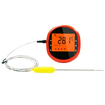 Phone Control Bluetooth Backlit Kitchen BBQ Thermometer Tool Meat Outdoor With Probe LCD Display Digital Timing Wireless
Phone Control Bluetooth Backlit Kitchen BBQ Thermometer Tool Meat Outdoor With Probe LCD Display Digital Timing Wireless