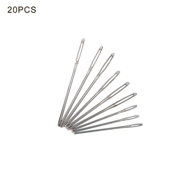20PCS Knitters Wool Needles Large Eye For Threading Darning Sewing Embroidery Needles Threading Metal Sewing DIY Crafts Tools
20PCS Knitters Wool Needles Large Eye For Threading Darning Sewing Embroidery Needles Threading Metal Sewing DIY Crafts Tools