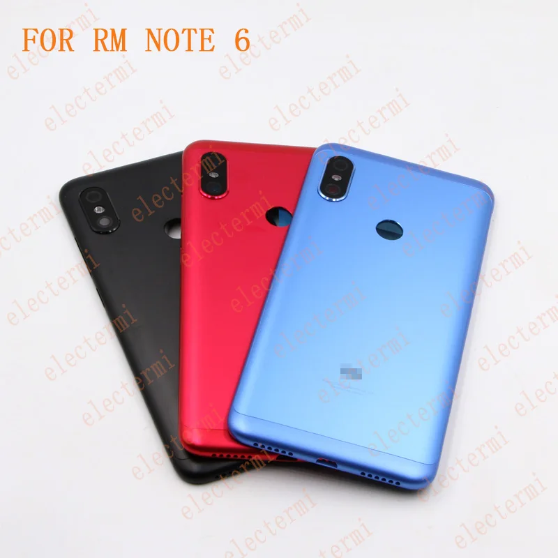 Original Battery Back Cover For Redmi Note 6 Battery Cover For Xiaomi Note 6 Battery Cover Housing With Camera Glass Lens
Original Battery Back Cover For Redmi Note 6 Battery Cover For Xiaomi Note 6 Battery Cover Housing With Camera Glass Lens