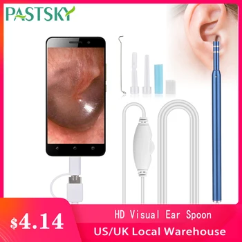 Ear Cleaning Endoscope Visual Ear Spoon 2 in 1 USB HD Camera 5.5mm Android PC Earpick Otoscope Borescope Tool 0.3MP 1.3MP
Ear Cleaning Endoscope Visual Ear Spoon 2 in 1 USB HD Camera 5.5mm Android PC Earpick Otoscope Borescope Tool 0.3MP 1.3MP