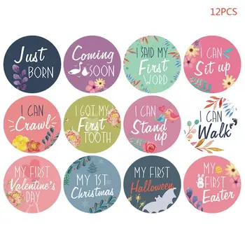 12 Pcs/set Newborn Growth Month Sticker Baby Kids Christmas Memorial Photo Props
12 Pcs/set Newborn Growth Month Sticker Baby Kids Christmas Memorial Photo Props