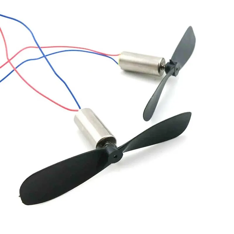 DC Motor Aircraft Small Motor 2*motors and 2*propeller Rotor Blades DIY Mini RC Toy Quadcopter Drone Set Micro Motor Boat IE 1
DC Motor Aircraft Small Motor 2*motors and 2*propeller Rotor Blades DIY Mini RC Toy Quadcopter Drone Set Micro Motor Boat IE 1