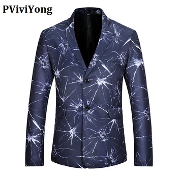 PViviYong brand 2020 high quality men's top suit jacket Personality crack slim fit suit men blazer Europe size X06
PViviYong brand 2020 high quality men's top suit jacket Personality crack slim fit suit men blazer Europe size X06