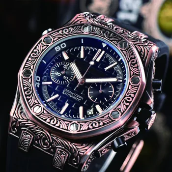 Men Stainless Steel Wristwatch Men's Quartz Watches Top Brand Aaa Luxury Rubber Strap Fashion PP Round Watch Montres
Men Stainless Steel Wristwatch Men's Quartz Watches Top Brand Aaa Luxury Rubber Strap Fashion PP Round Watch Montres