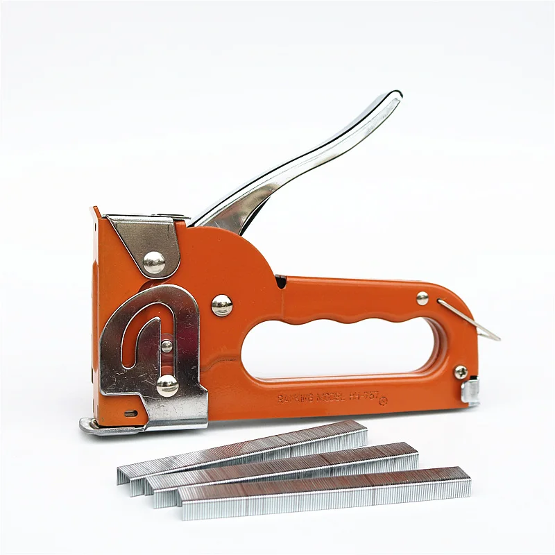 Multipurpose stapler can staple wood and books Manual nailing Each machine comes with a box of staples
Multipurpose stapler can staple wood and books Manual nailing Each machine comes with a box of staples