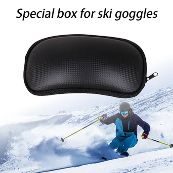 Zipper Portable Hard Shockproof PU Leather Lightweight Protection Safe Snowboard Winter Storage Box Ski Glasses Case Carrying
Zipper Portable Hard Shockproof PU Leather Lightweight Protection Safe Snowboard Winter Storage Box Ski Glasses Case Carrying
