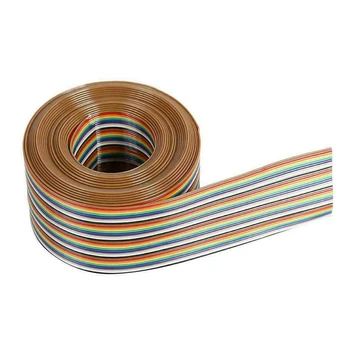 5M 1.27mm 20P Office PVC Ribbon Rainbow Flat Wire Jumper Cable Support Soldered Multifunction Home Electrical Connecting Line
5M 1.27mm 20P Office PVC Ribbon Rainbow Flat Wire Jumper Cable Support Soldered Multifunction Home Electrical Connecting Line