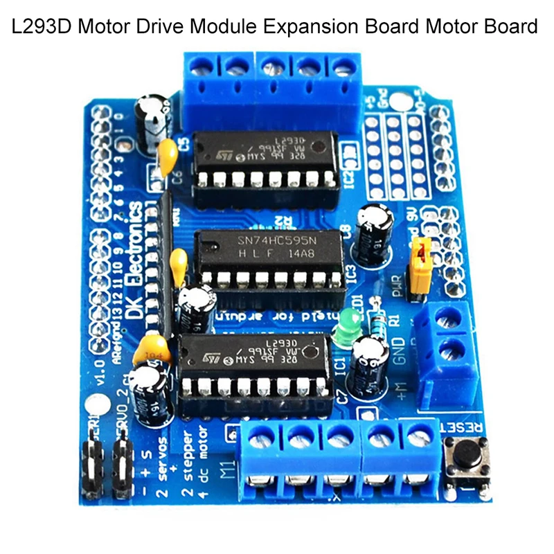 L293D Motor Drive Module Expansion Board For Arduino Duemilanove, Motor Drive Expansion Board Motor Board Control Shield
L293D Motor Drive Module Expansion Board For Arduino Duemilanove, Motor Drive Expansion Board Motor Board Control Shield