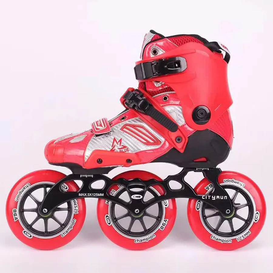 Semi-soft 3*110mm Speed Inline Skates Street Racing Roller Skating Shoes Free Skating Patines
Semi-soft 3*110mm Speed Inline Skates Street Racing Roller Skating Shoes Free Skating Patines