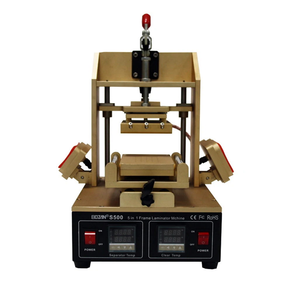 BOZAN S500 5 in 1 mobile phone screen removing bracket machine heating separation in the frame removing glue phone screen AC220V
BOZAN S500 5 in 1 mobile phone screen removing bracket machine heating separation in the frame removing glue phone screen AC220V