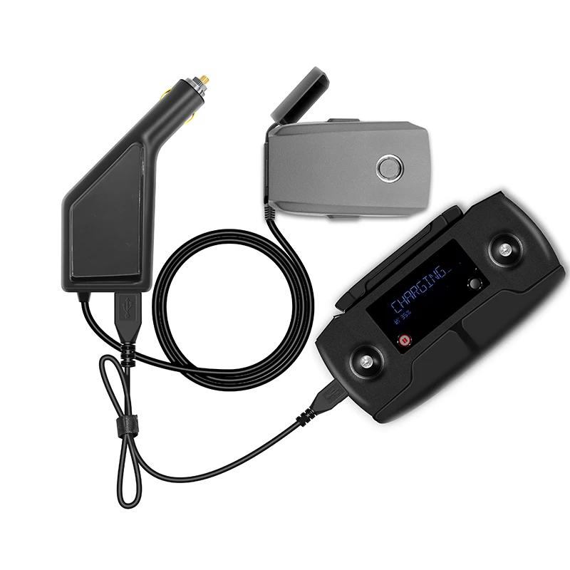 2 in1 Car Charger For DJI Mavic 2 Pro/Zoom Drone Safe Fast Battery&Remote Controller Outdoor Charging Intelligent with USB Port
2 in1 Car Charger For DJI Mavic 2 Pro/Zoom Drone Safe Fast Battery&Remote Controller Outdoor Charging Intelligent with USB Port