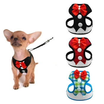 Cute Bowknot Cat Dog Harness Nylon Vest with Leash Bowtie Adjustable Suit Tuxedo Cat Harness Leash Set for Cats Puppy 
Cute Bowknot Cat Dog Harness Nylon Vest with Leash Bowtie Adjustable Suit Tuxedo Cat Harness Leash Set for Cats Puppy