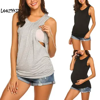 Breastfeeding Clothes For Pregnant Women Pregnant Cotton Solid Vest Nursing Tops Maternity Breastfeeding T-Shirt Blouse 2020 
Breastfeeding Clothes For Pregnant Women Pregnant Cotton Solid Vest Nursing Tops Maternity Breastfeeding T-Shirt Blouse 2020