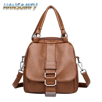 HANSOMFY2019Fashion Fresh Style Women Backpack Soft Leather Backpack Multi-function Shoulder Student Student school Bag LD-56
HANSOMFY2019Fashion Fresh Style Women Backpack Soft Leather Backpack Multi-function Shoulder Student Student school Bag LD-56