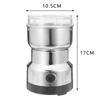 Kitchen Electric Coffee Grinder Mini Salt Pepper Grinder Powerful Spice Nuts Seeds Coffee Bean Grind Machine Electronic BJStore
Kitchen Electric Coffee Grinder Mini Salt Pepper Grinder Powerful Spice Nuts Seeds Coffee Bean Grind Machine Electronic BJStore