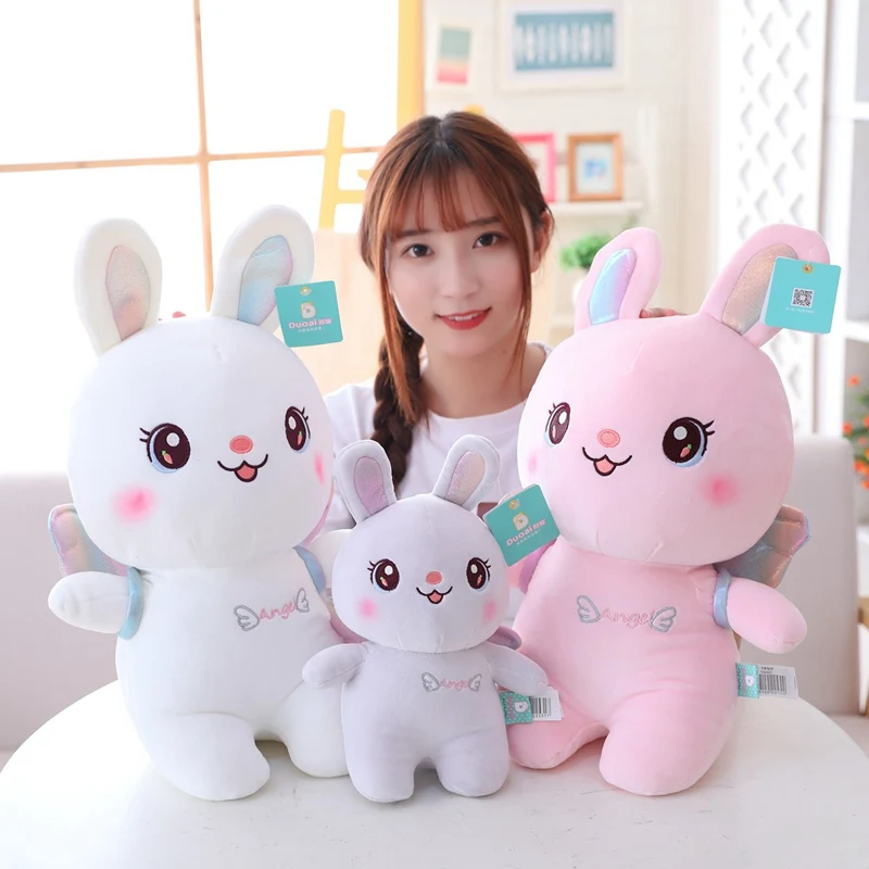 Hot Angel Rabbit Plush Toy Stuffed Soft Animal Bunny with Wings Doll Baby Kids Toys Birthday Gift Christmas Present for Girls
Hot Angel Rabbit Plush Toy Stuffed Soft Animal Bunny with Wings Doll Baby Kids Toys Birthday Gift Christmas Present for Girls