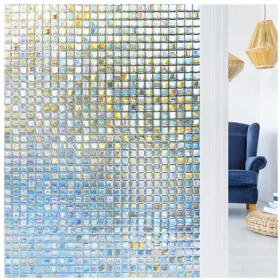 LUCKYYJ 3D Removable Rainbow Window Film, Mosaic Patterns electrostatic self-adhesive frosted glass window film For home office
LUCKYYJ 3D Removable Rainbow Window Film, Mosaic Patterns electrostatic self-adhesive frosted glass window film For home office