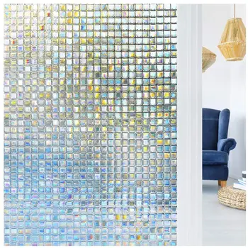 LUCKYYJ 3D Removable Rainbow Window Film, Mosaic Patterns electrostatic self-adhesive frosted glass window film For home office
LUCKYYJ 3D Removable Rainbow Window Film, Mosaic Patterns electrostatic self-adhesive frosted glass window film For home office