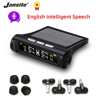 Jansite car TPMS tire pressure sensor alarm solar power auto security alarm system tyre pressure sensors English Voice Reminder
Jansite car TPMS tire pressure sensor alarm solar power auto security alarm system tyre pressure sensors English Voice Reminder