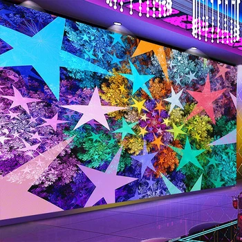 Custom Mural Wallpaper 3D Cool Nightclub Flower Pentagram Geometric Fresco Restaurant Bar KTV Background Wall Decor 3D Art Mural
Custom Mural Wallpaper 3D Cool Nightclub Flower Pentagram Geometric Fresco Restaurant Bar KTV Background Wall Decor 3D Art Mural