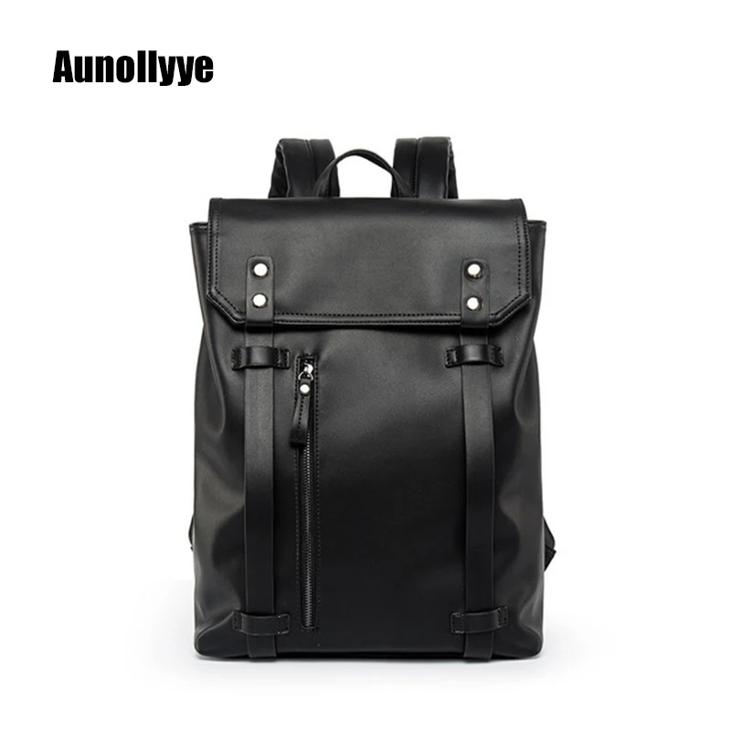 AUNOLLYYE Men's Leather Backpack Soft Surface Trend Casual Travel Backpack Men's Multifunctional Solid Large Capacity Backpack
AUNOLLYYE Men's Leather Backpack Soft Surface Trend Casual Travel Backpack Men's Multifunctional Solid Large Capacity Backpack