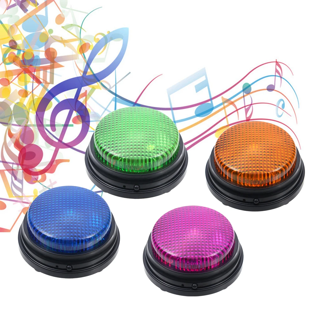 Recordable Talking Button Voice Recording Sound High Bright Energy Saving Light Christmas New Year Party Birthday Present | Дом и сад