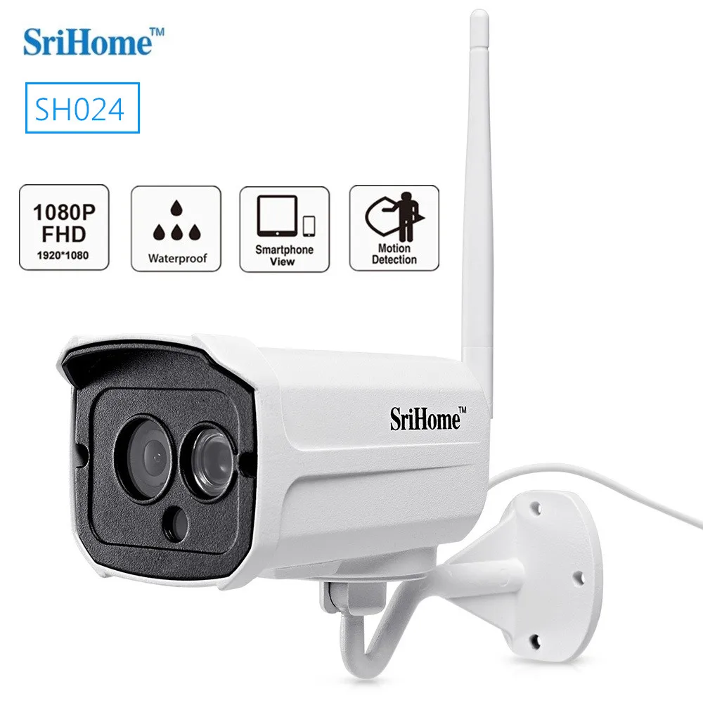 SriHome SH024 1080P Smart IP Camera IP66 Waterproof Night Vision Motion Detection WiFi Wireless Outdoor Surveillance Camera
SriHome SH024 1080P Smart IP Camera IP66 Waterproof Night Vision Motion Detection WiFi Wireless Outdoor Surveillance Camera