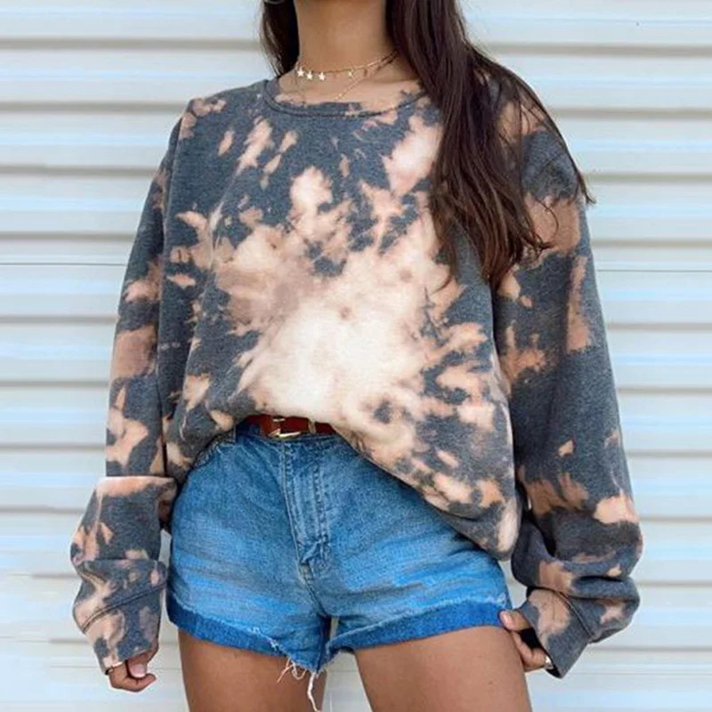 Vintage Style Women Sweatshirts Tie Dye Printed O Neck Loose Sweatshirt Winter 2020 Long Sleeve Pullover Jumper Top Oversize
Vintage Style Women Sweatshirts Tie Dye Printed O Neck Loose Sweatshirt Winter 2020 Long Sleeve Pullover Jumper Top Oversize